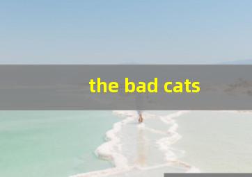 the bad cats